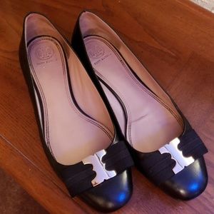Black Tory Burch Flats